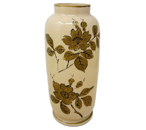 Antique Gold Floral Vase
