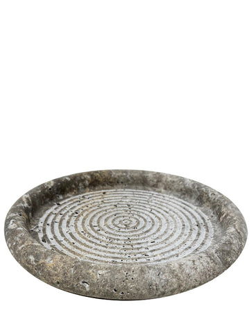 Alto Grey Travertine Catchall
