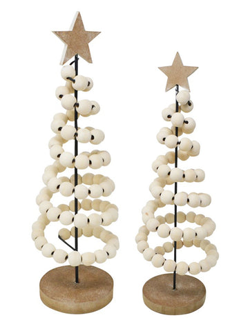 Beaded Christmas Trees