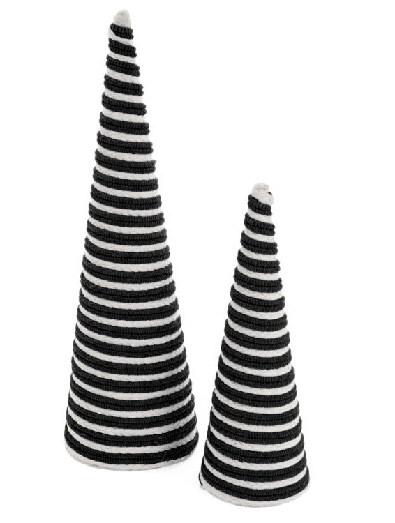 Braided Cone Christmas Trees