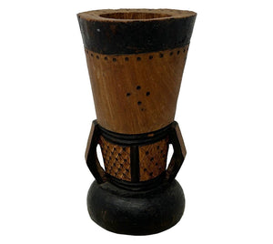 Primitive Carved African Vessel