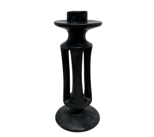 Vintage Carved Stone Candle Holder