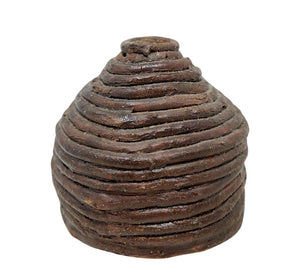 Vintage Coil Clay Studio Pottery Vessel