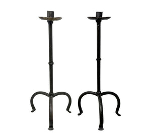 Pair of Vintage Tripod Candle Holders