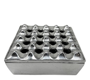 Vintage Pewter Lidded Ashtray
