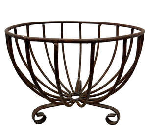 Vintage Footed Metal Bowl