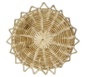 Vintage Raffia Sun Tray