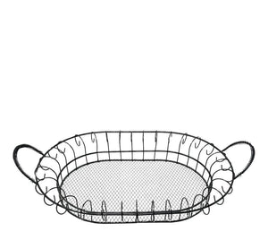 Vintage Handled Metal Tray