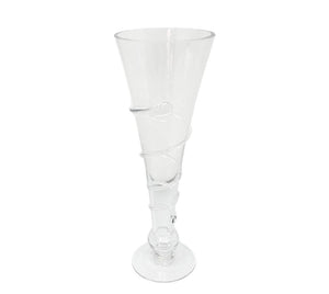 Vintage Art Glass Spiral Vase