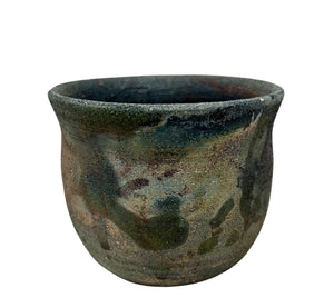 Vintage Iridescent Studio Pottery Pot