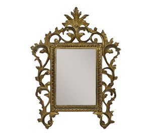Ornate Vintage Metal Mirror