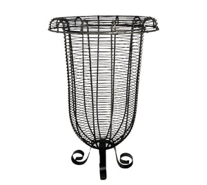 Vintage Wire Metal Footed Urn