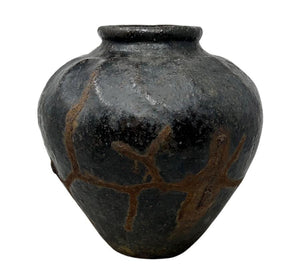 Antique Glazed Distressed Pot