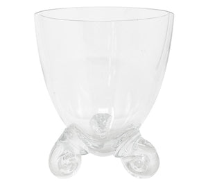 Vintage Tripod Art Glass Vase