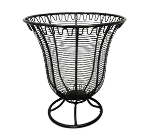 Vintage Wire Squiggle Urn Pot
