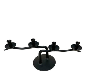 Vintage Post Modern Metal Candle Holder