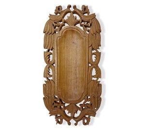 Vintage Carved Wooden Wall Hanging