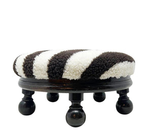 Vintage Ball Footed Ottoman