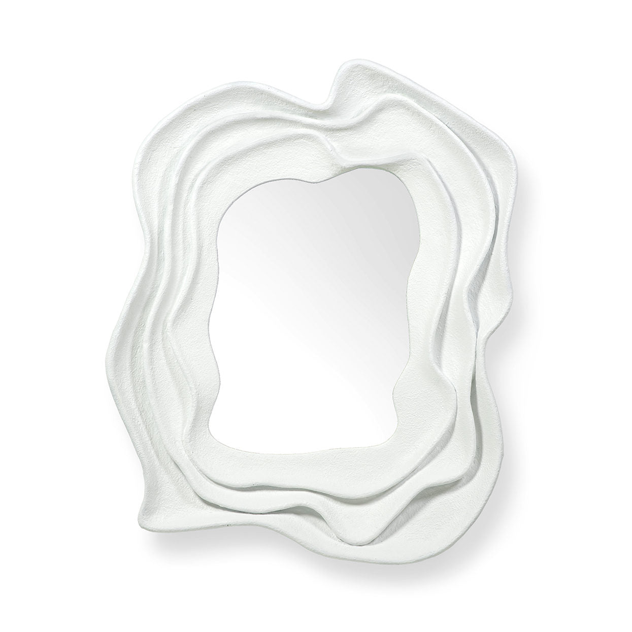 Abstract Plaster Mirror