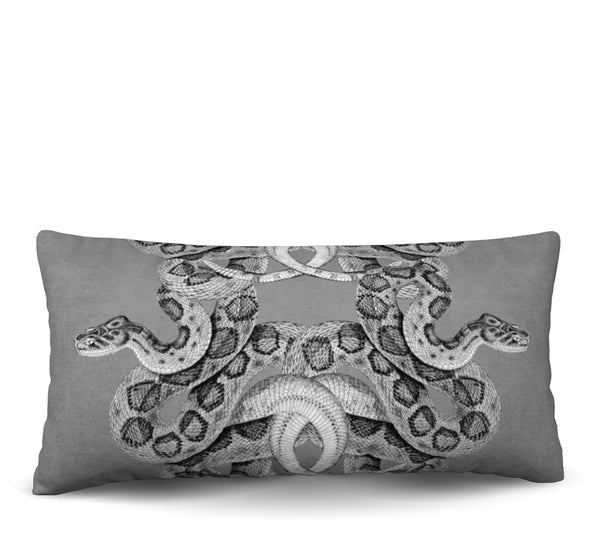 Scaled - Grey Pillow Cover