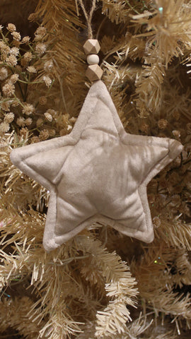Plush Star Ornament