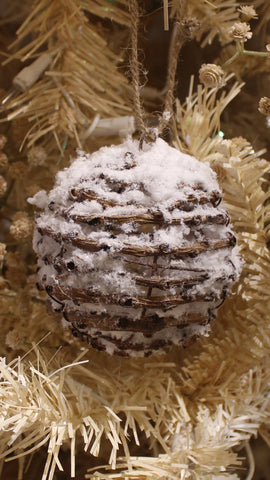 Frosted Twig Ornament