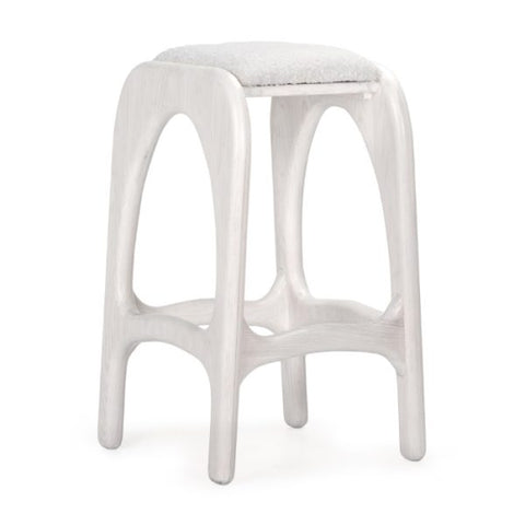 Liano White Stool