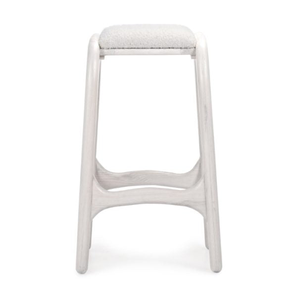 Liano White Stool