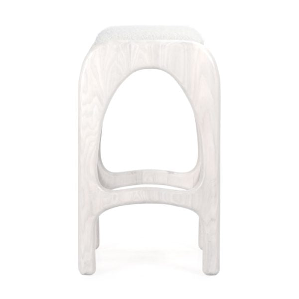 Liano White Stool