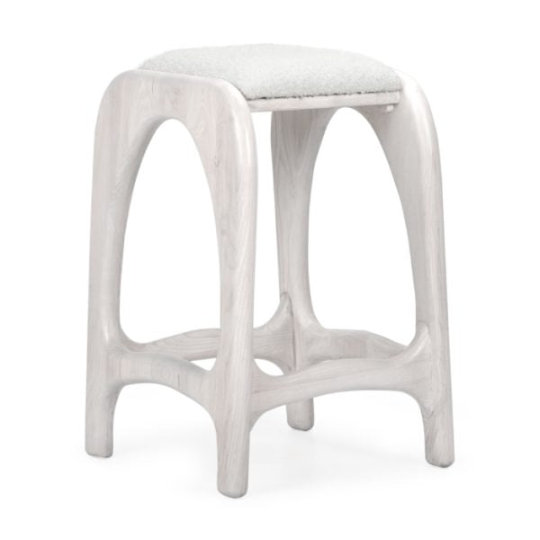 Liano White Stool