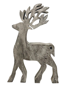 Cerused Wooden Deer