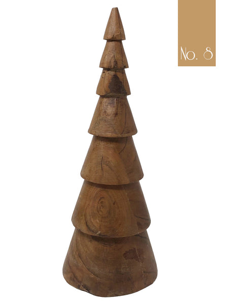 Turned Hardwood Christmas Tree Collection