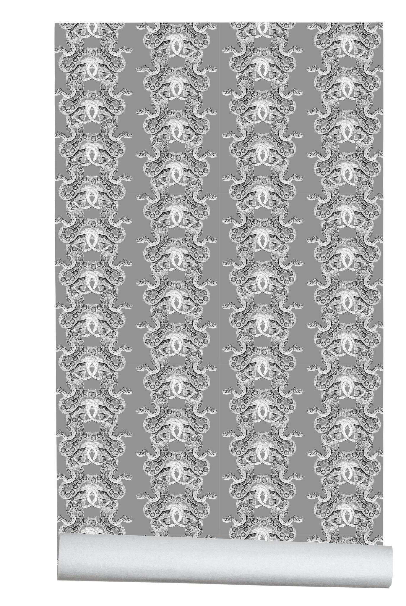 Grey Snake Holiday Gift Wrap
