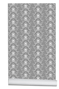 Grey Snake Holiday Gift Wrap