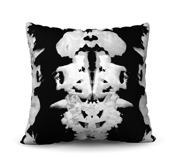 Rorschach - Blackout Pillow Cover