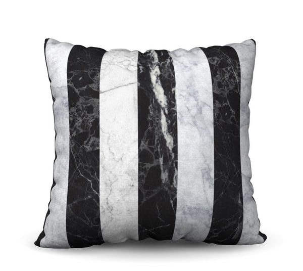 Jeweled Stripe - Noir Pillow Cover