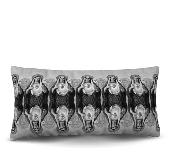 Nossa Senhore - Preto Pillow Cover