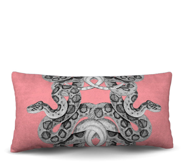 Scaled - Rose Pillow Cover
