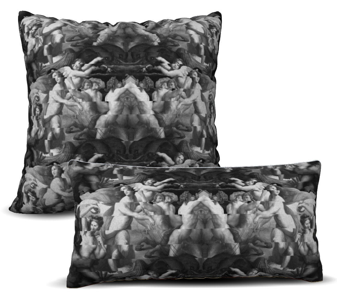 Galatea - Noir Pillow Cover