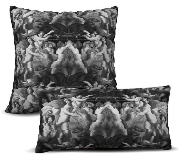 Galatea - Noir Pillow Cover