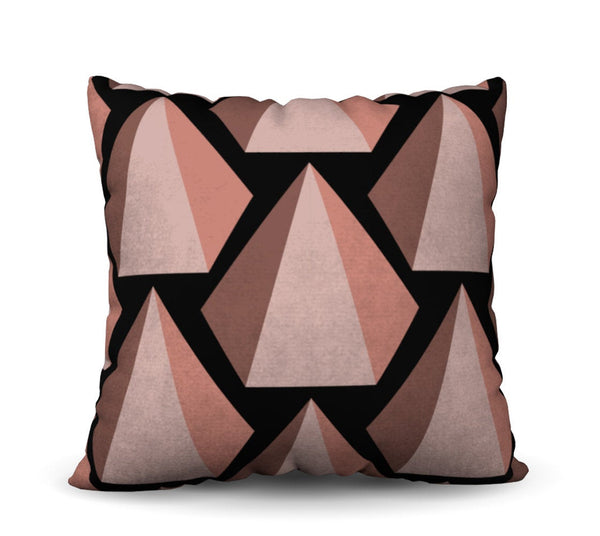 Uxmal - Noir Pillow Cover