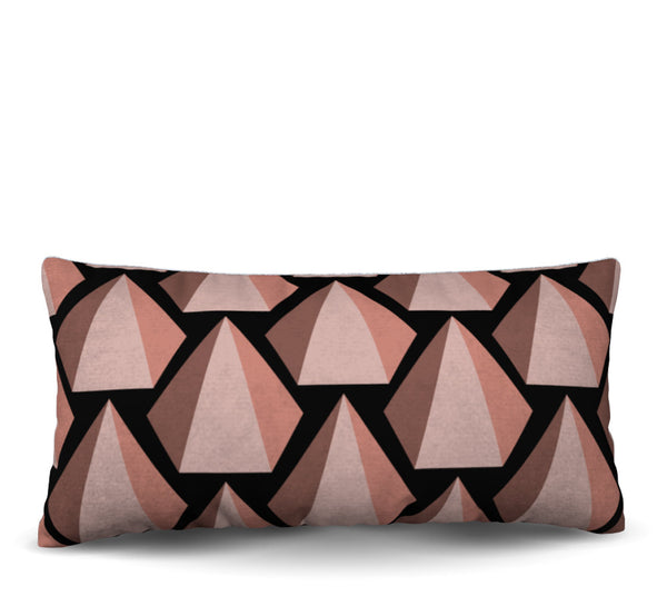 Uxmal - Noir Pillow Cover