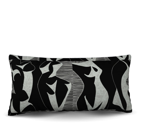 Kahlo - Noir Pillow Cover