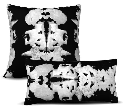 Rorschach - Blackout Pillow Cover