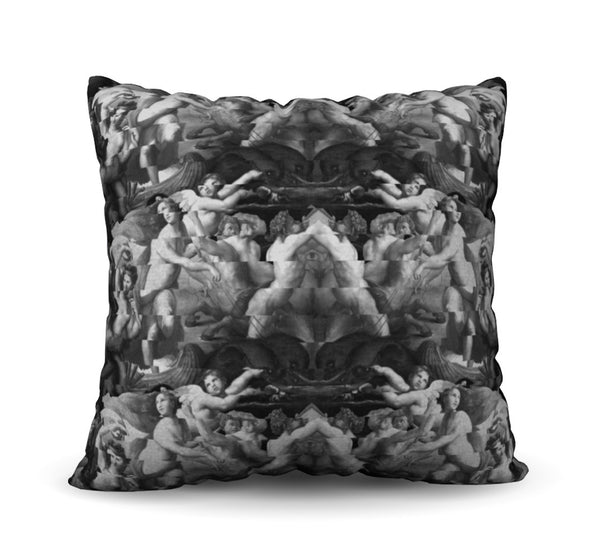 Galatea - Noir Pillow Cover