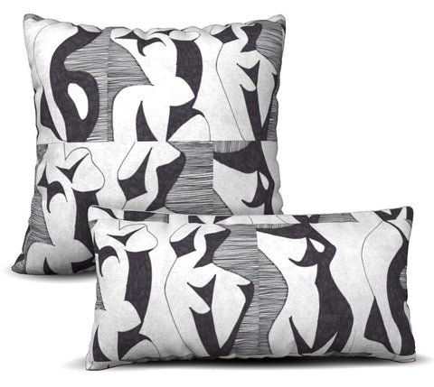 Kahlo - Blanco Pillow Cover