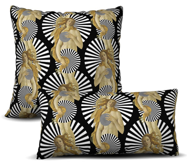 Venus - Noir Pillow Cover
