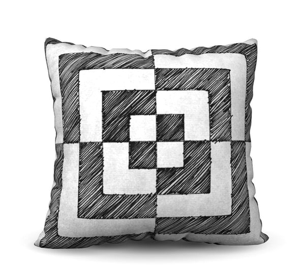 Rubic - Noir Pillow Cover