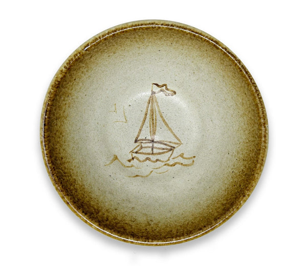 Vintage Sailboat Bowl