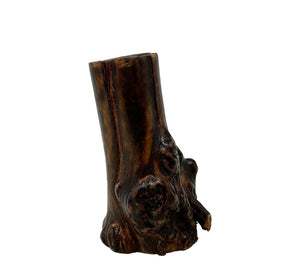 Vintage Burl Root Bud Vase